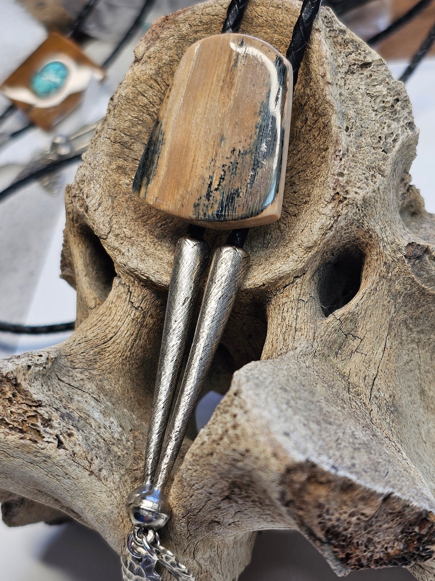 Woolly Mammoth Ivory Bolo Tie