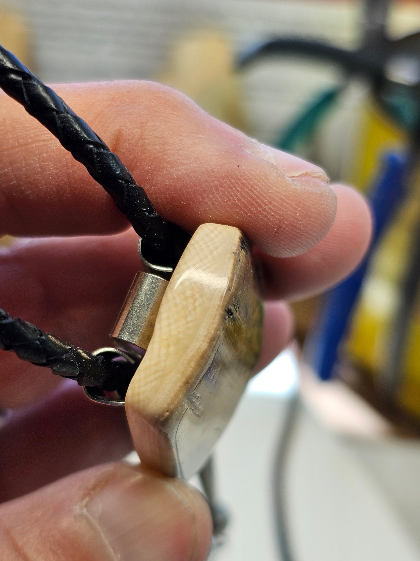 Woolly Mammoth Ivory Bolo Tie
