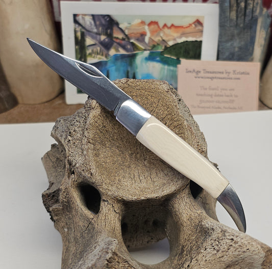 Boneyard Alaska Woolly Mammoth Grip Texas Toothpick Pocket Knife
