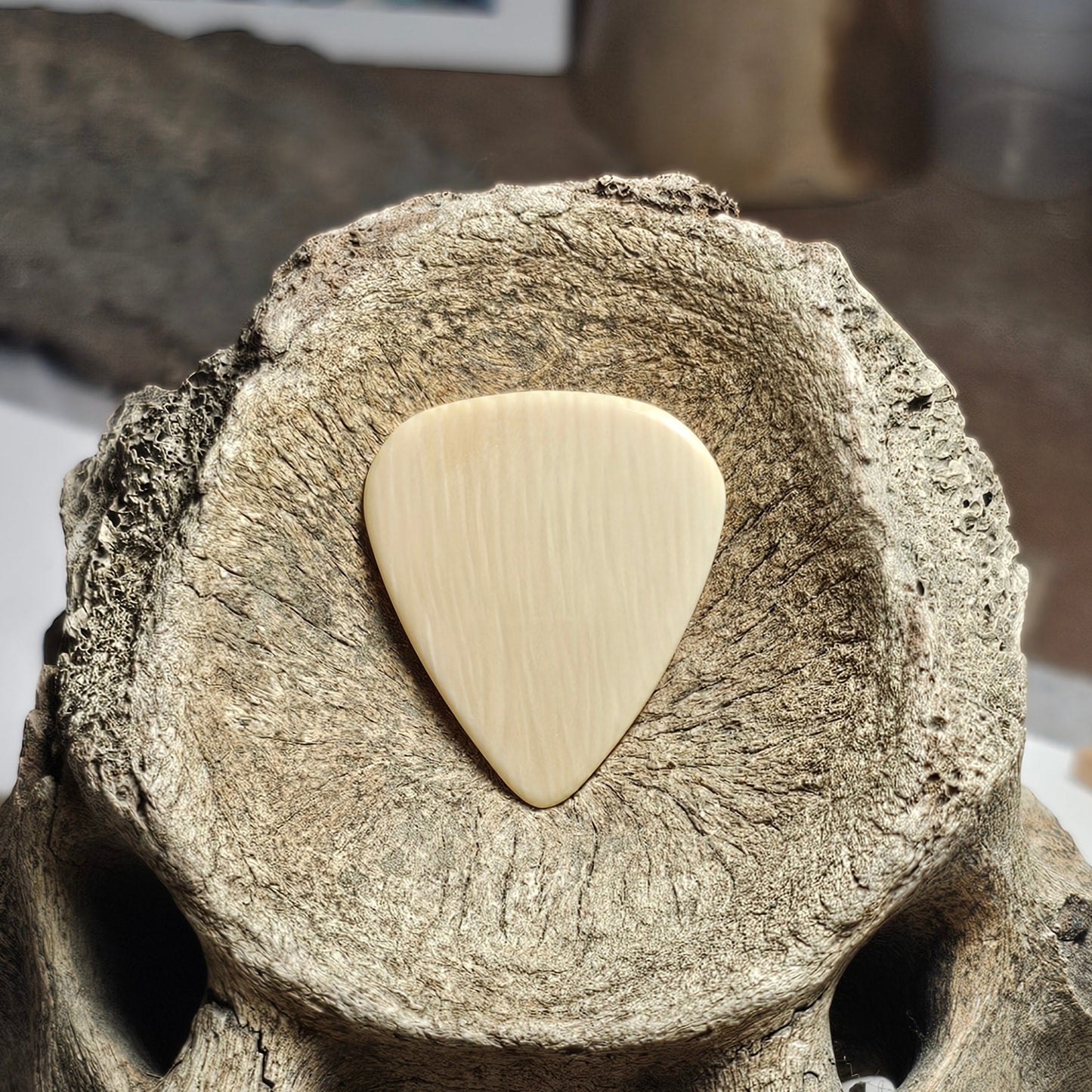 Boneyard Alaska Woolly Mammoth Ivory Guitar Pick