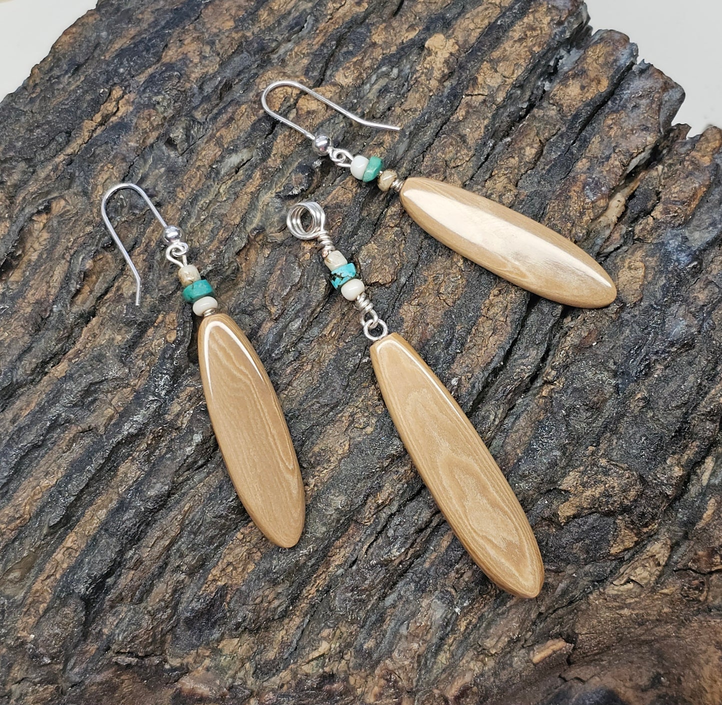 Custom Ivory Pendant and Earring Set