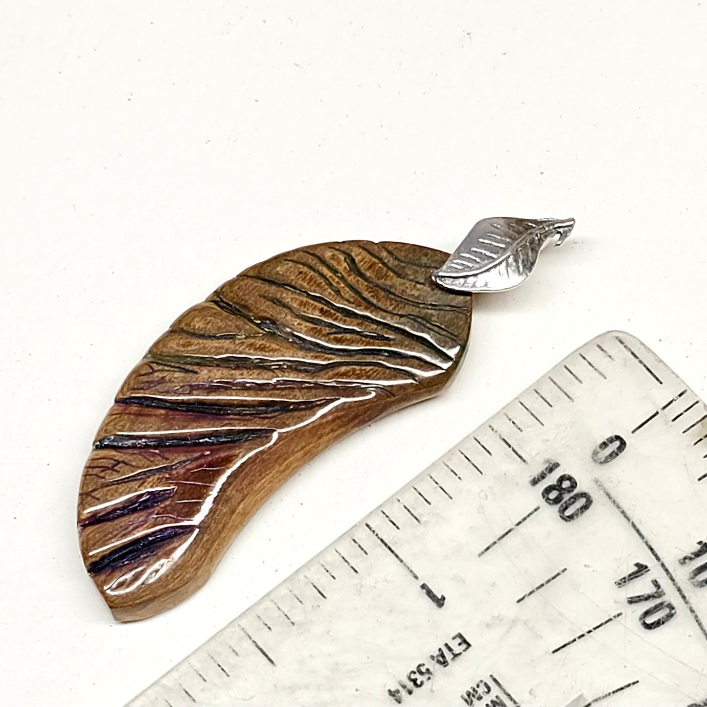 Woolly Mammoth Fossil Ivory Angel Wing Pendant — Unbroken Wing | Ice Age Treasures