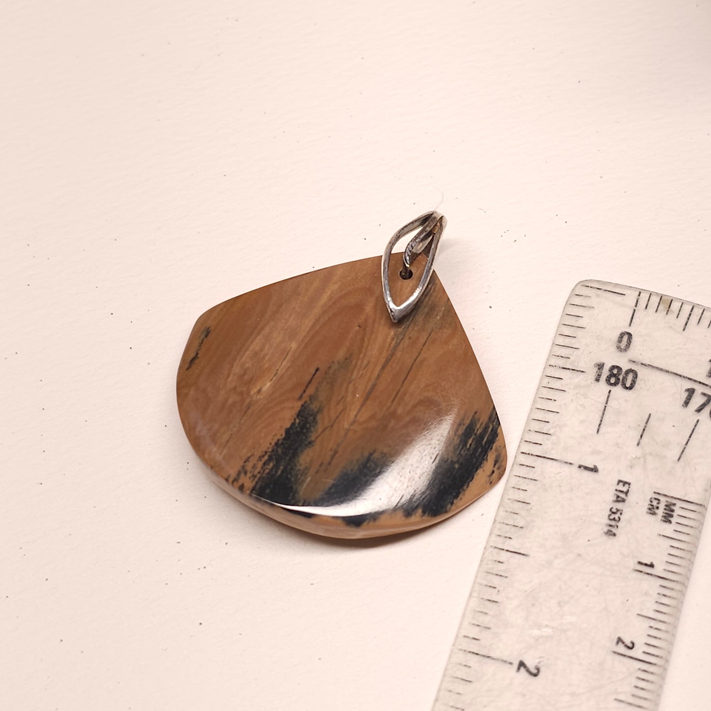 Boneyard Alaska Woolly Mammoth Ivory Bark Pendant