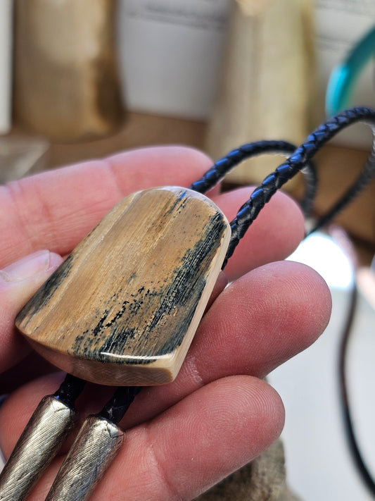 Woolly Mammoth Ivory Bolo Tie