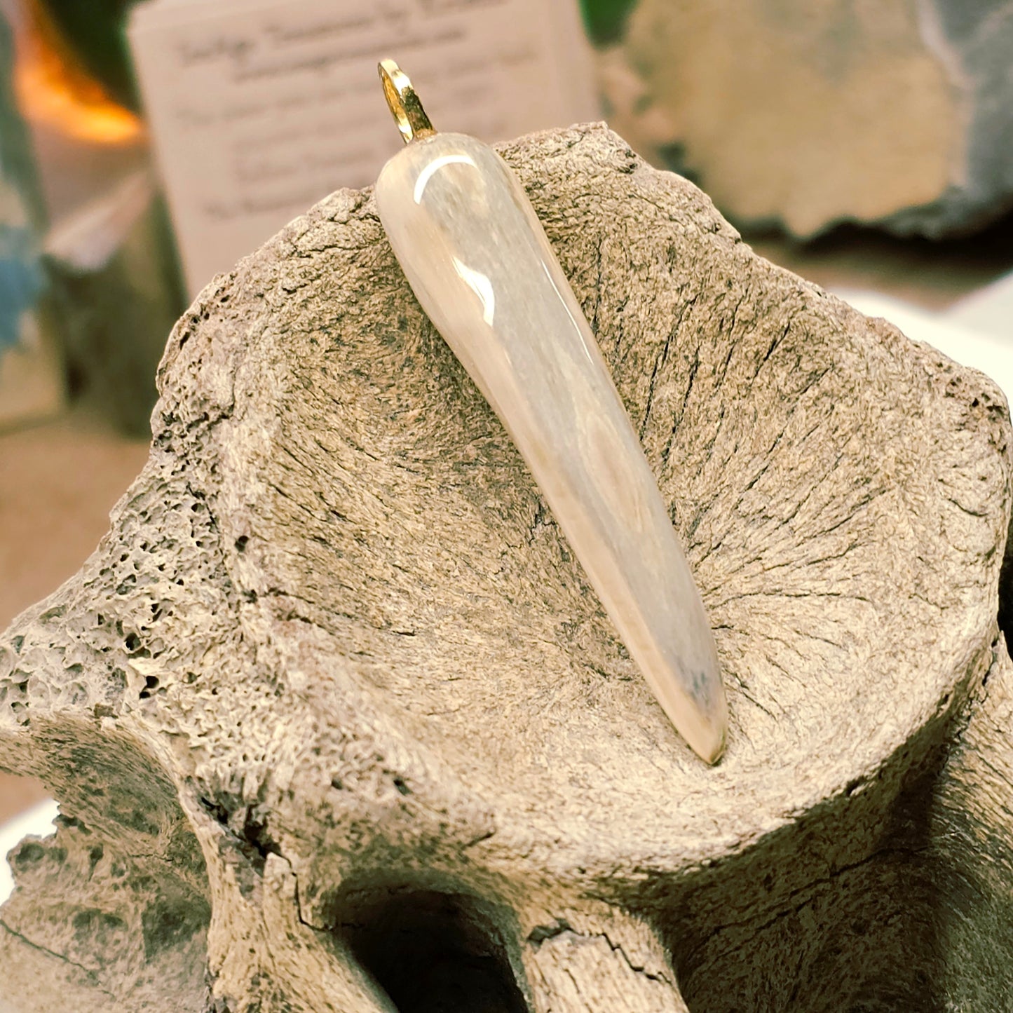 Boneyard Alaska Woolly Mammoth Ivory Reversable Pendant