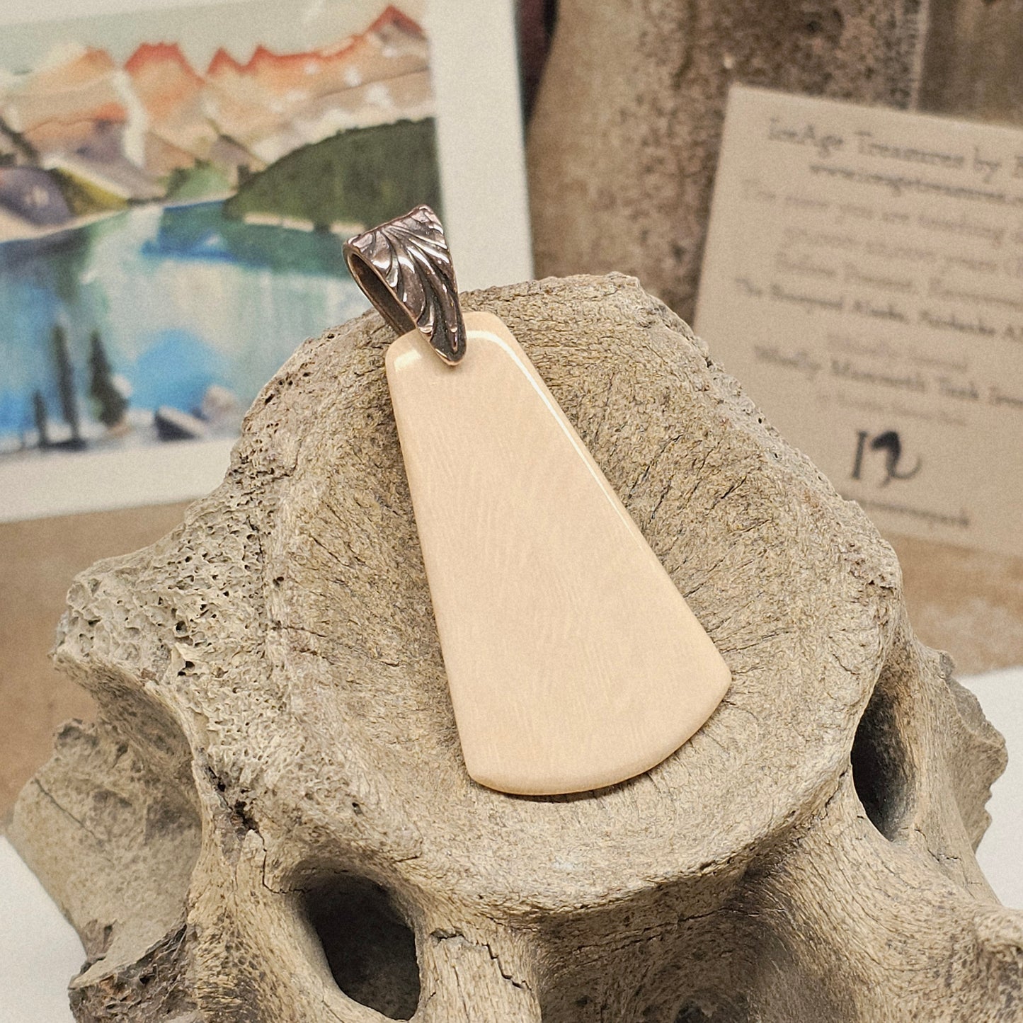 Woolly Mammoth Ivory Pendant