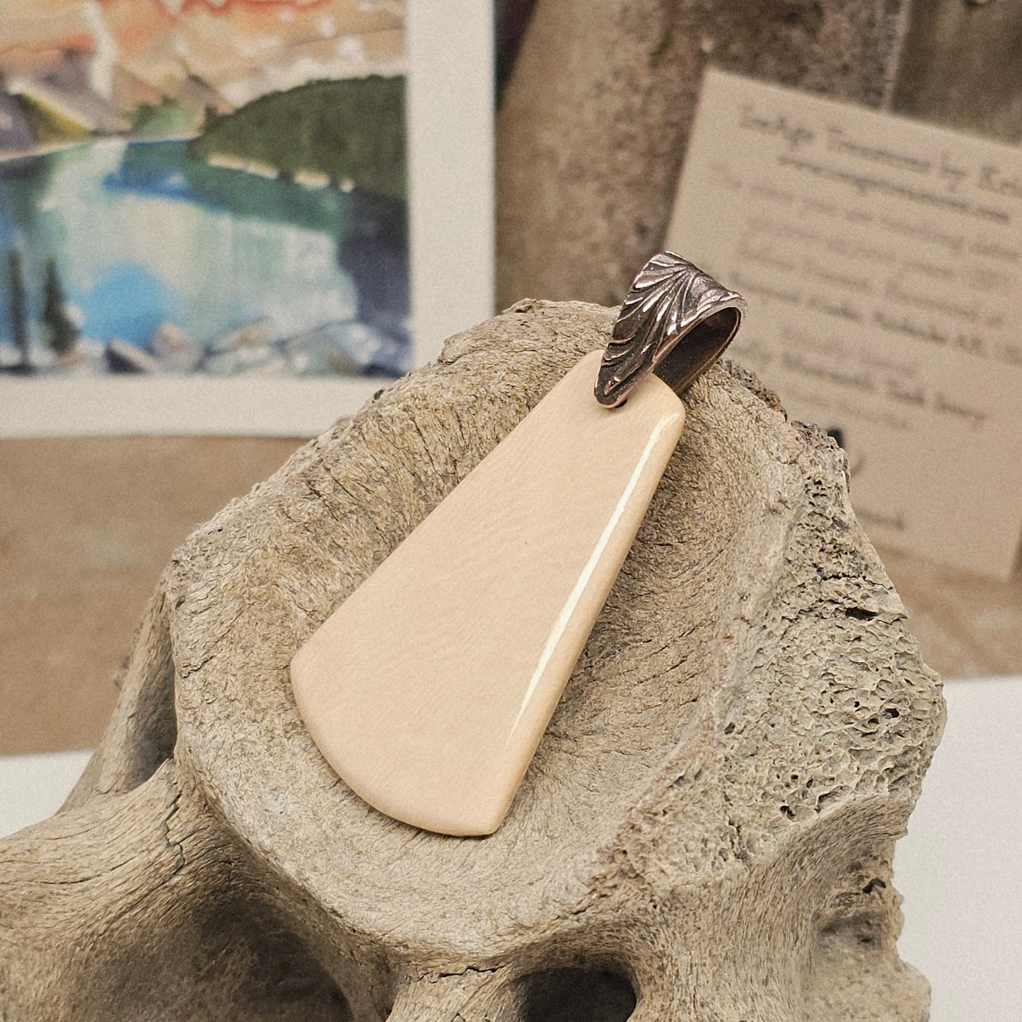 Woolly Mammoth Ivory Pendant