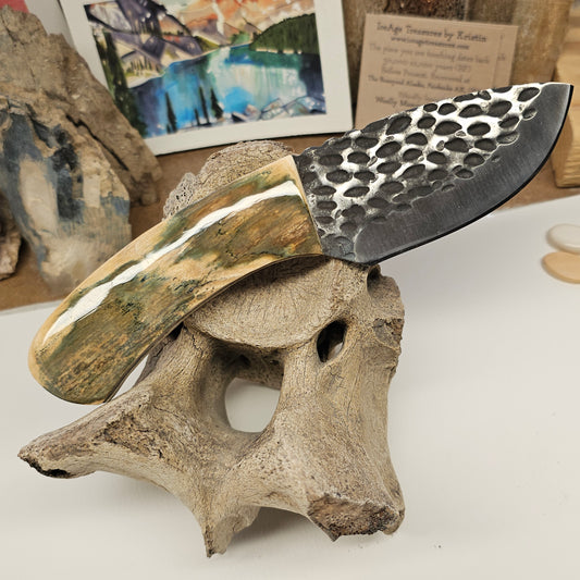 Boneyard Alaska Woolly Mammoth Ivory Fixed Blade Skinner