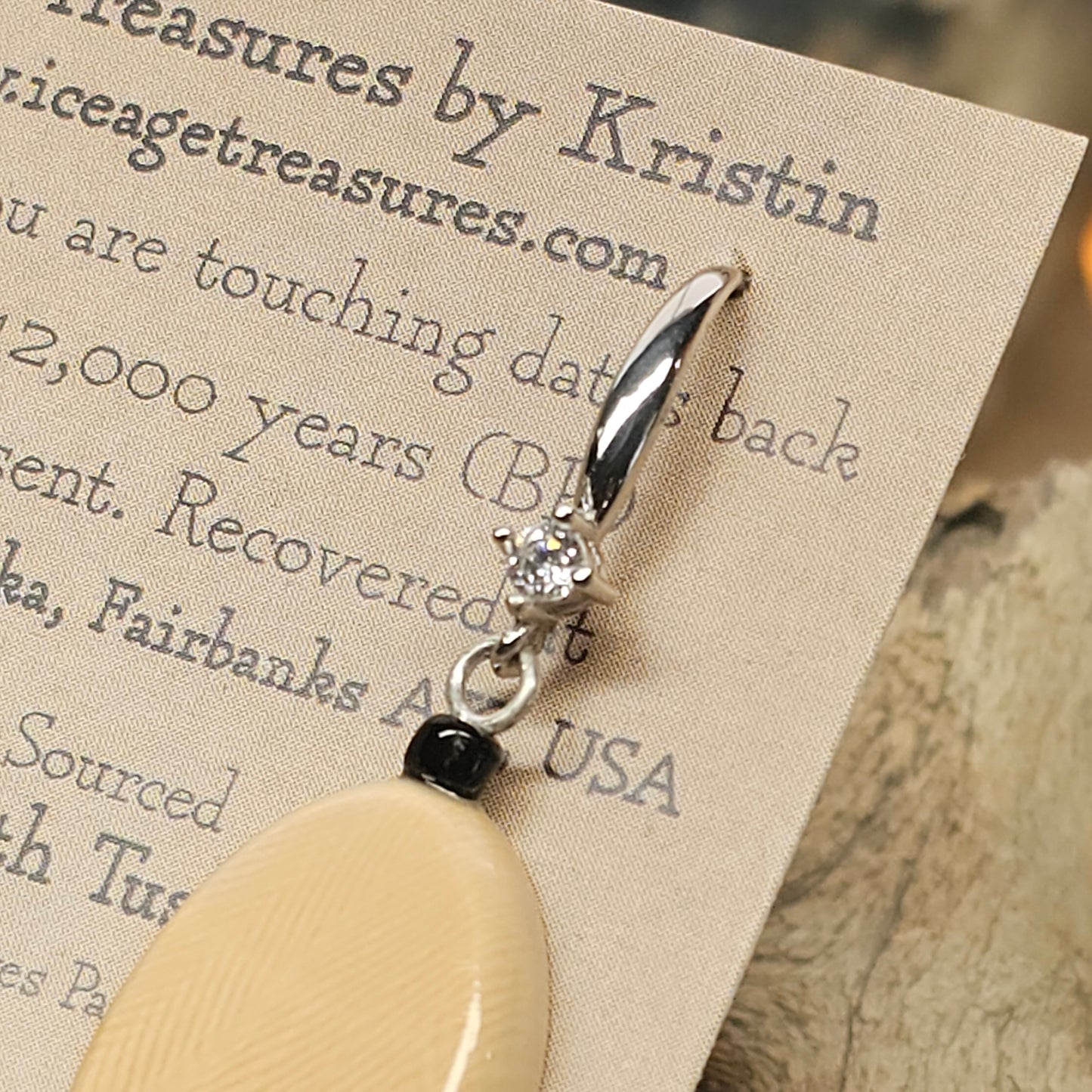 Boneyard Alaska Woolly Mammoth Drop Earrings