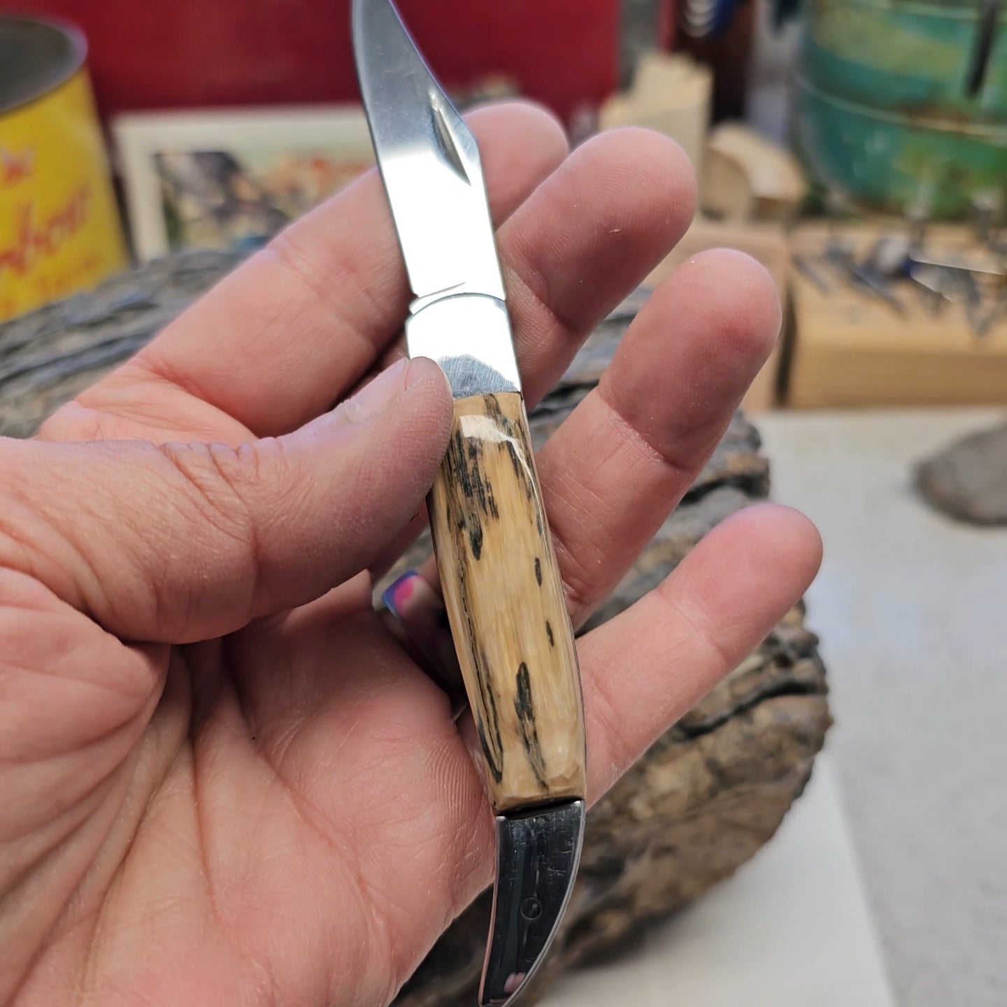 Boneyard Alaska Woolly Mammoth Grip "Texas Toothpick" Collectible