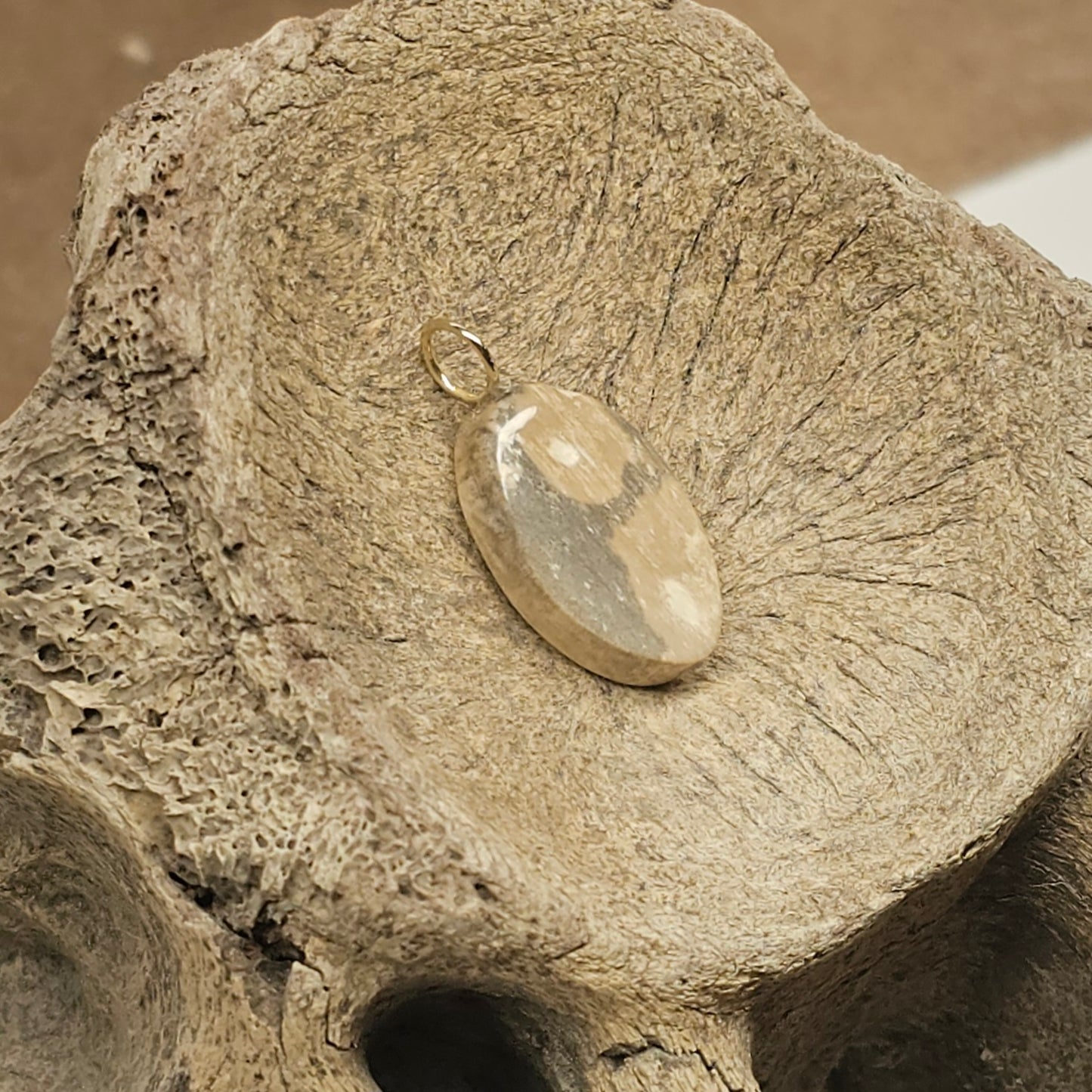 Boneyard Alaska Woolly Mammoth Ivory "Charming" Pendant | Ice Age Treasures