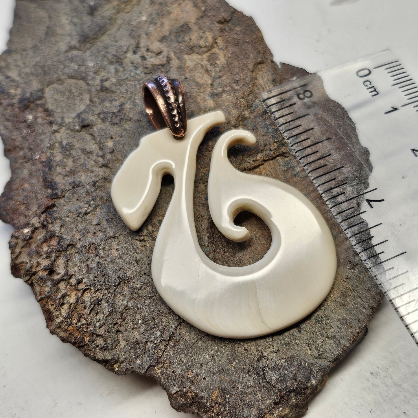 Woolly Mammoth Ivory Hook Pendant