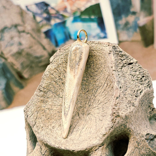 Boneyard Alaska Woolly Mammoth Ivory Reversable Pendant
