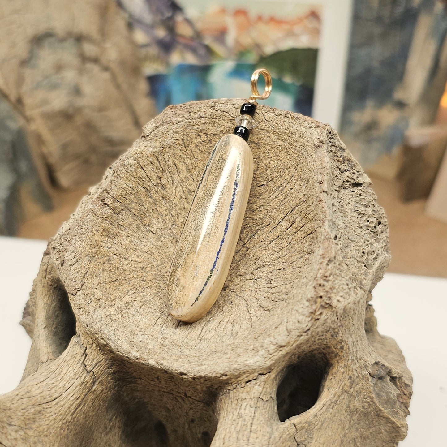 Boneyard Alaska Woolly Mammoth Ivory Pendant