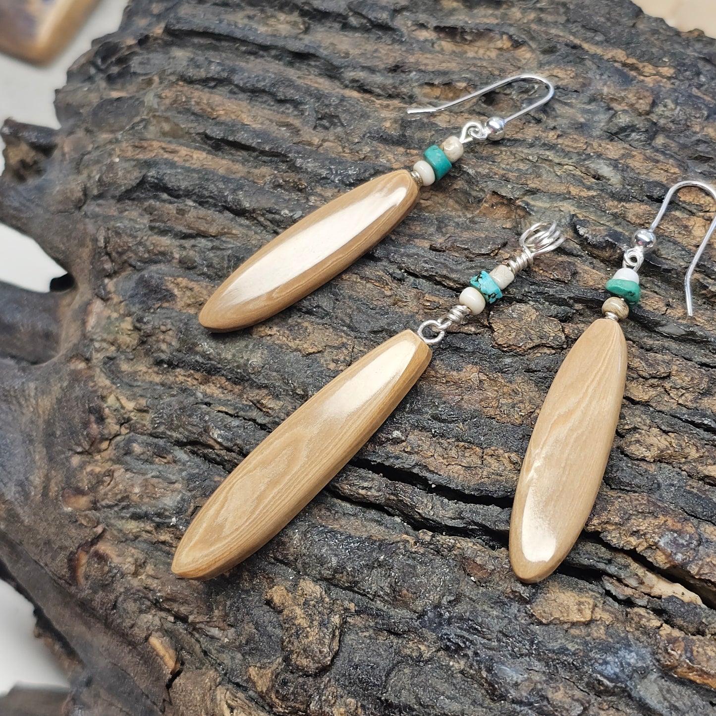 Custom Ivory Pendant and Earring Set