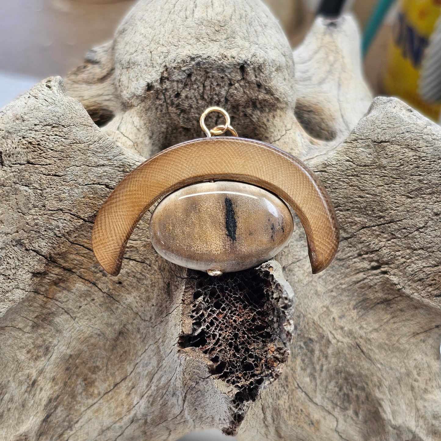 Woolly Mammoth Pendant "The Eye"