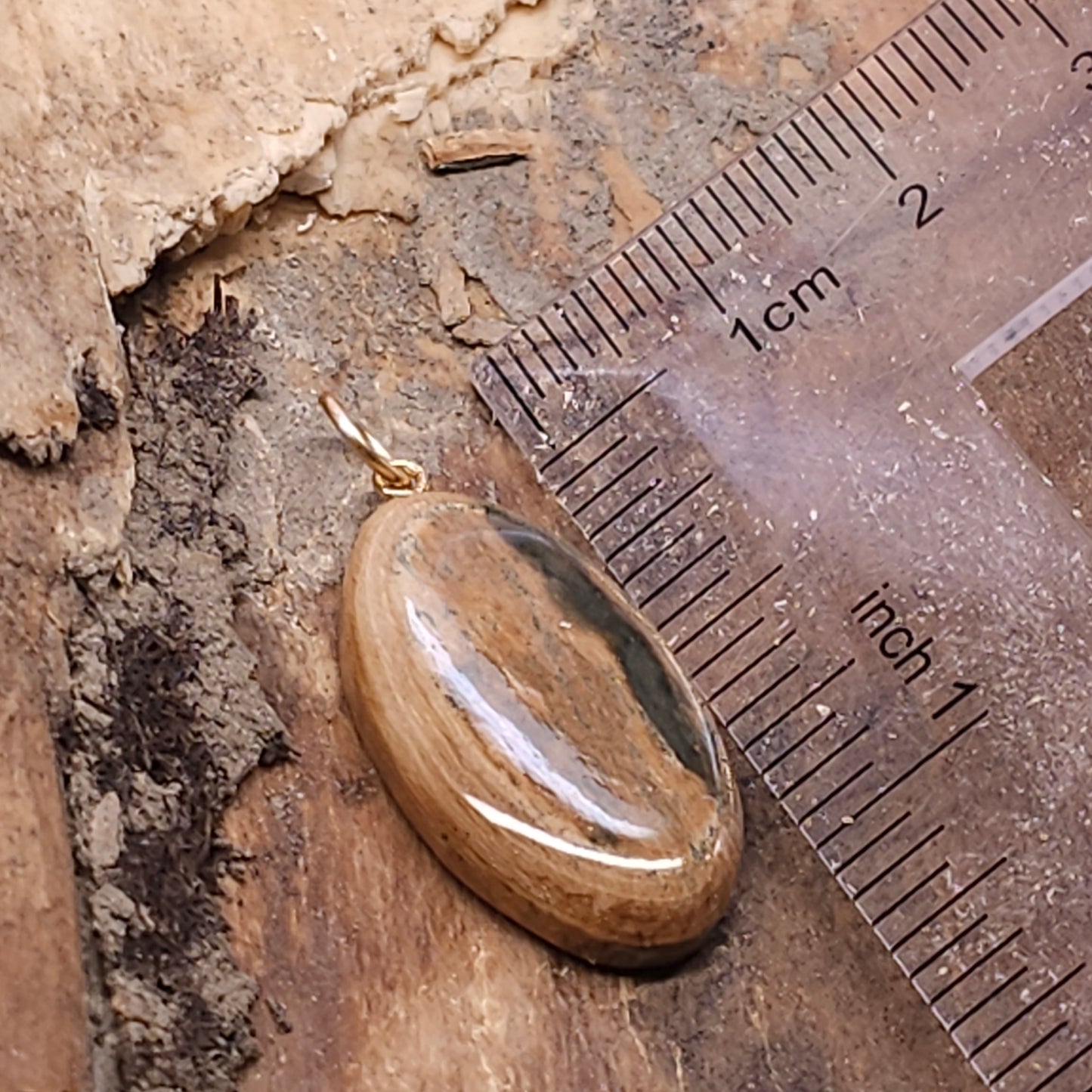 Boneyard Alaska Woolly Mammoth Ivory Cabochon Pendant