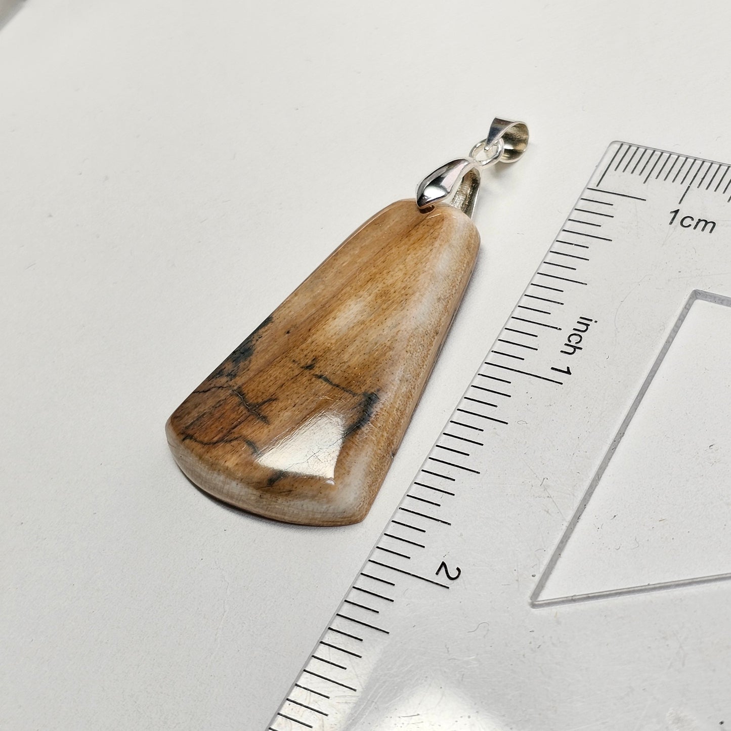 Boneyard Alaska Woolly Mammoth Ivory Cabochon Pendant